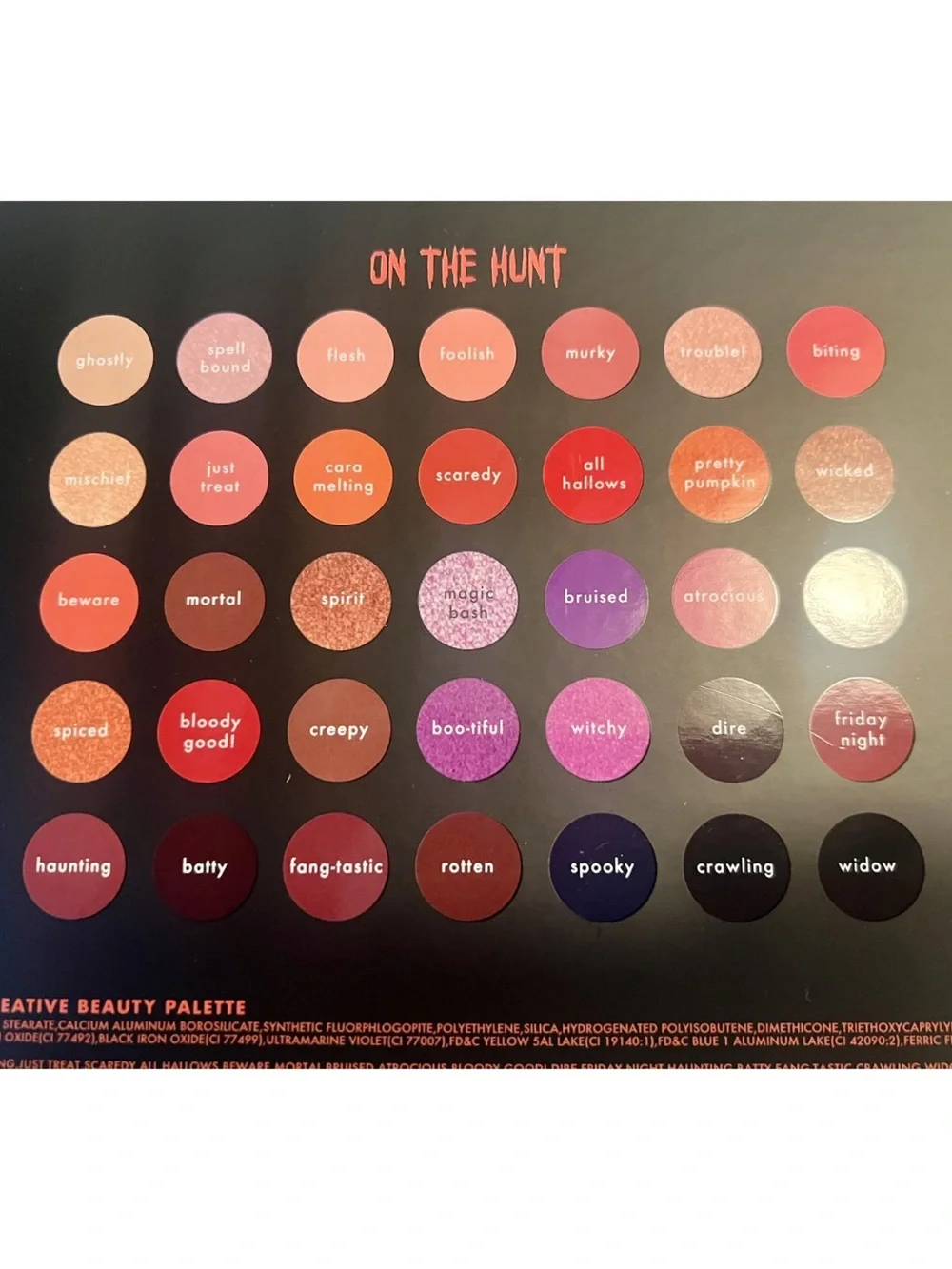 Kara Beauty “On The Haunt” Creative Eye Palette — 35 Shades | NEW